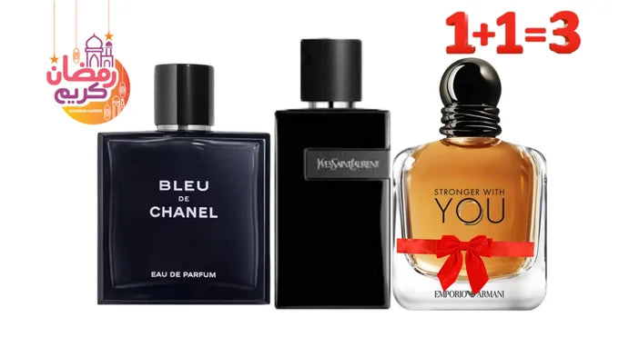 Pack Bleu de Chanel + YSL Y Parfum Stronger With You – OFFERT