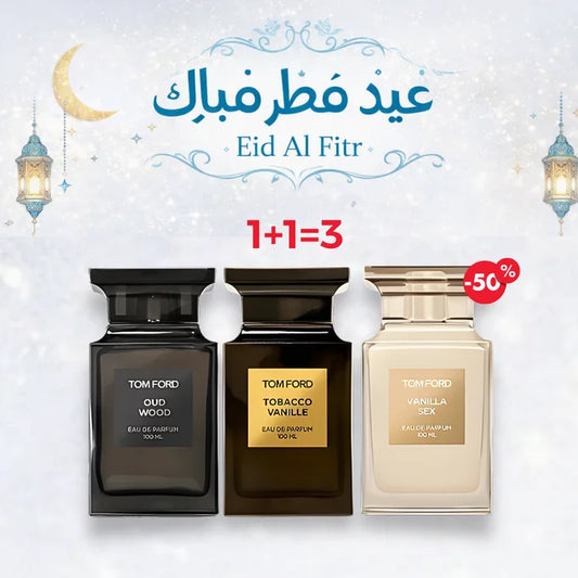 Pack TOM FORD Tobacco vanille + Oud wood et Vanilla sex offert ( 100ML)